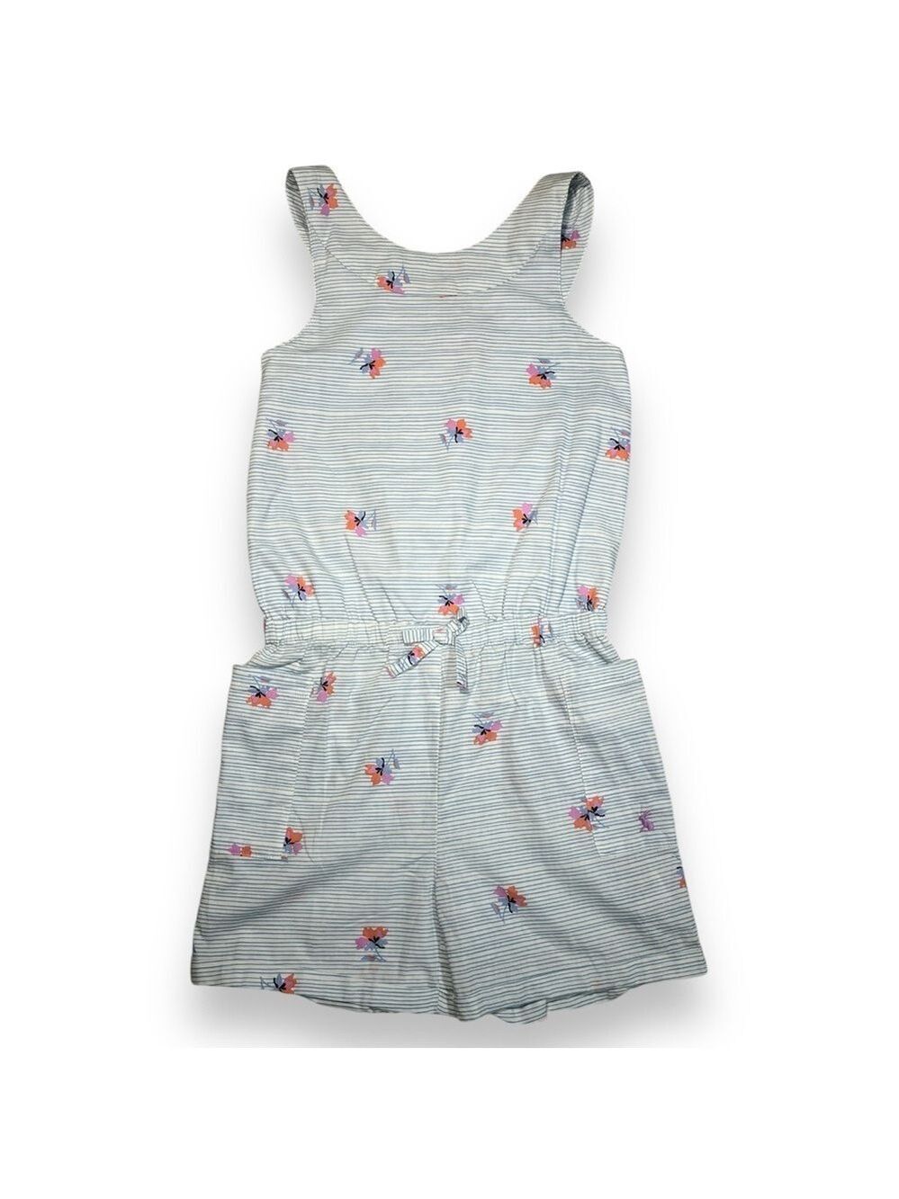 Joules Girl’s Romper Blue Stripe Size 9-10 Years